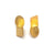 Small Axis Earrings - Yellow Gold Vermeil-Earrings-Heather Guidero-Pistachios