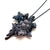 Small Blue Floral Necklace-Necklaces-Hanna Liljenberg-Pistachios