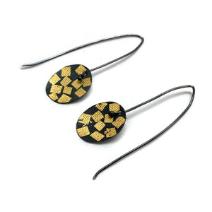 Small Gold Leaf Earrings-Earrings-Myung Urso-Pistachios