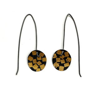 Small Gold Leaf Earrings-Earrings-Myung Urso-Pistachios
