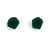 Small Green Crystal Studs-Earrings-Fruit Bijoux-Pistachios