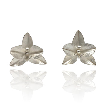 Small Orchid Stud Earrings