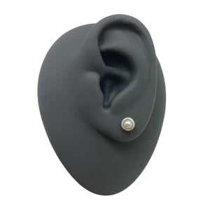 Small Pearl Studs-Earrings-Heather Guidero-Pistachios
