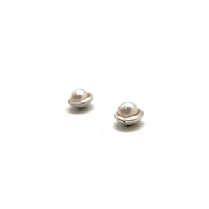 Small Pearl Studs-Earrings-Heather Guidero-Pistachios
