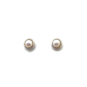 Small Pearl Studs-Earrings-Heather Guidero-Pistachios