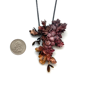 Small Pink Floral Necklace-Necklaces-Hanna Liljenberg-Pistachios