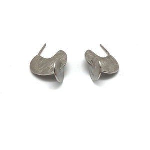 Small Silver Axis Posts-Earrings-Joid Art-Pistachios