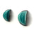 Small Teal Blue Bud Earrings-Earrings-Naoko Yoshizawa-Pistachios