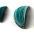 Small Teal Blue Bud Earrings-Earrings-Naoko Yoshizawa-Pistachios