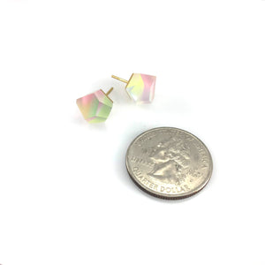 Small Unicorn Crystal Studs-Earrings-Fruit Bijoux-Pistachios