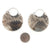 Snakeskin Hoops - Large-Earrings-Luana Coonen-Pistachios