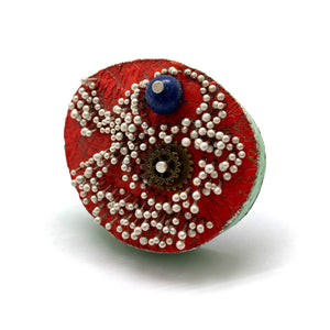 So Young Park - Red Bunny Ring-Rings-Precious Collective-Pistachios