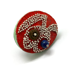 So Young Park - Red Bunny Ring-Rings-Precious Collective-Pistachios