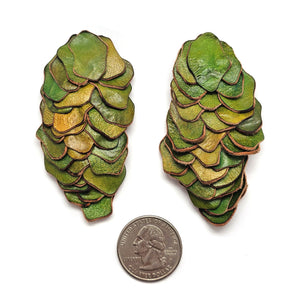 Soppero Green Earrings-Earrings-Karin Roy Andersson-Pistachios