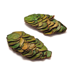 Soppero Green Earrings-Earrings-Karin Roy Andersson-Pistachios