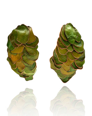 Soppero Green Earrings-Earrings-Karin Roy Andersson-Pistachios