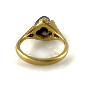 South Sea Pearl Ring-Rings-Mizuki Shinkai-Pistachios