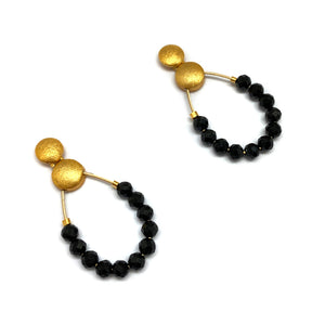 Spinel and Gold Earrings-Earrings-Bernd Wolf-Pistachios