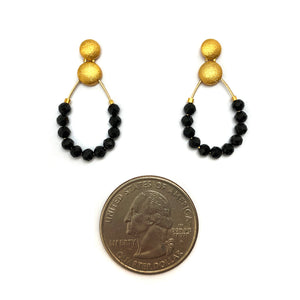 Spinel and Gold Earrings-Earrings-Bernd Wolf-Pistachios