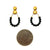Spinel and Gold Earrings-Earrings-Bernd Wolf-Pistachios