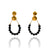 Spinel and Gold Earrings-Earrings-Bernd Wolf-Pistachios