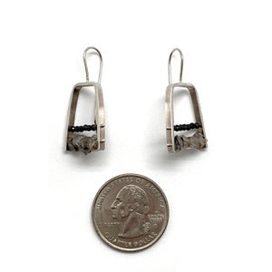 Spinel and Herkimer Earrings-Earrings-Ashka Dymel-Pistachios