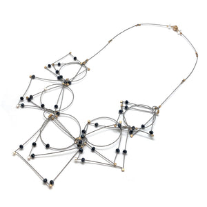 Spinel and Nylon Necklace-Necklaces-Meghan Riley-Pistachios