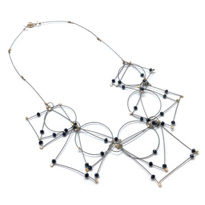 Spinel and Nylon Necklace-Necklaces-Meghan Riley-Pistachios