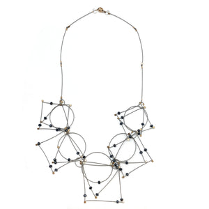 Spinel and Nylon Necklace-Necklaces-Meghan Riley-Pistachios