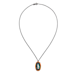 Spiny and Malachite Pendant-Necklaces-Kelly Jean Conroy-Pistachios