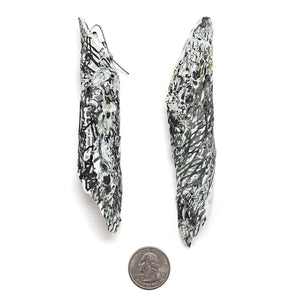 Spiral Black Earrings-Earrings-Sofia Björkman-Pistachios