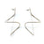 Spiral Drop Earrings Large - Silver-Earrings-Yoko Takirai-Pistachios