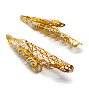 Spiral Yellow Earrings-Earrings-Sofia Björkman-Pistachios