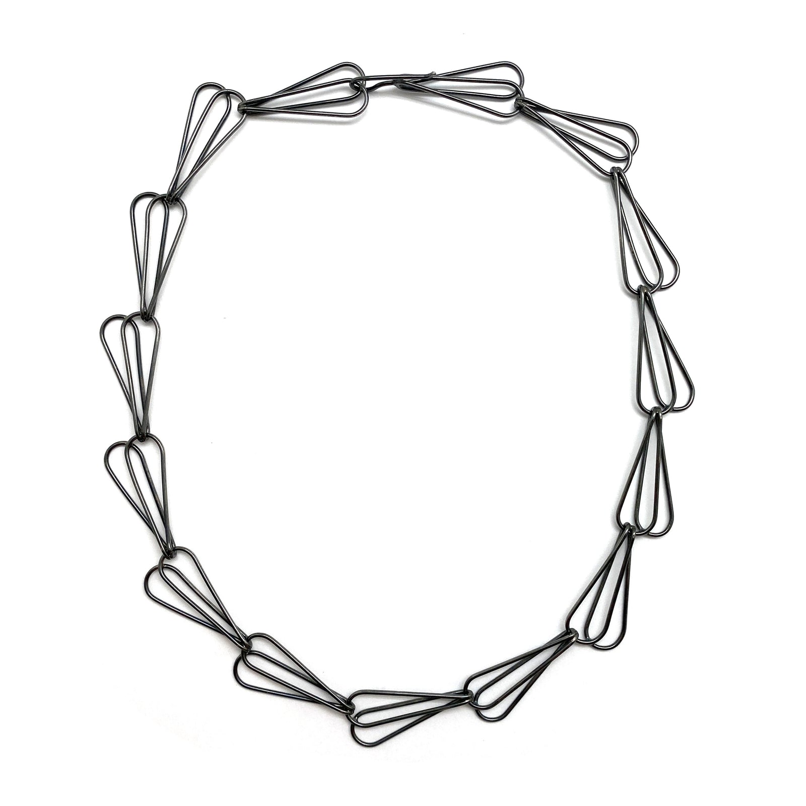 Splayed Link Necklace-Necklaces-Emily Rogstad-Pistachios