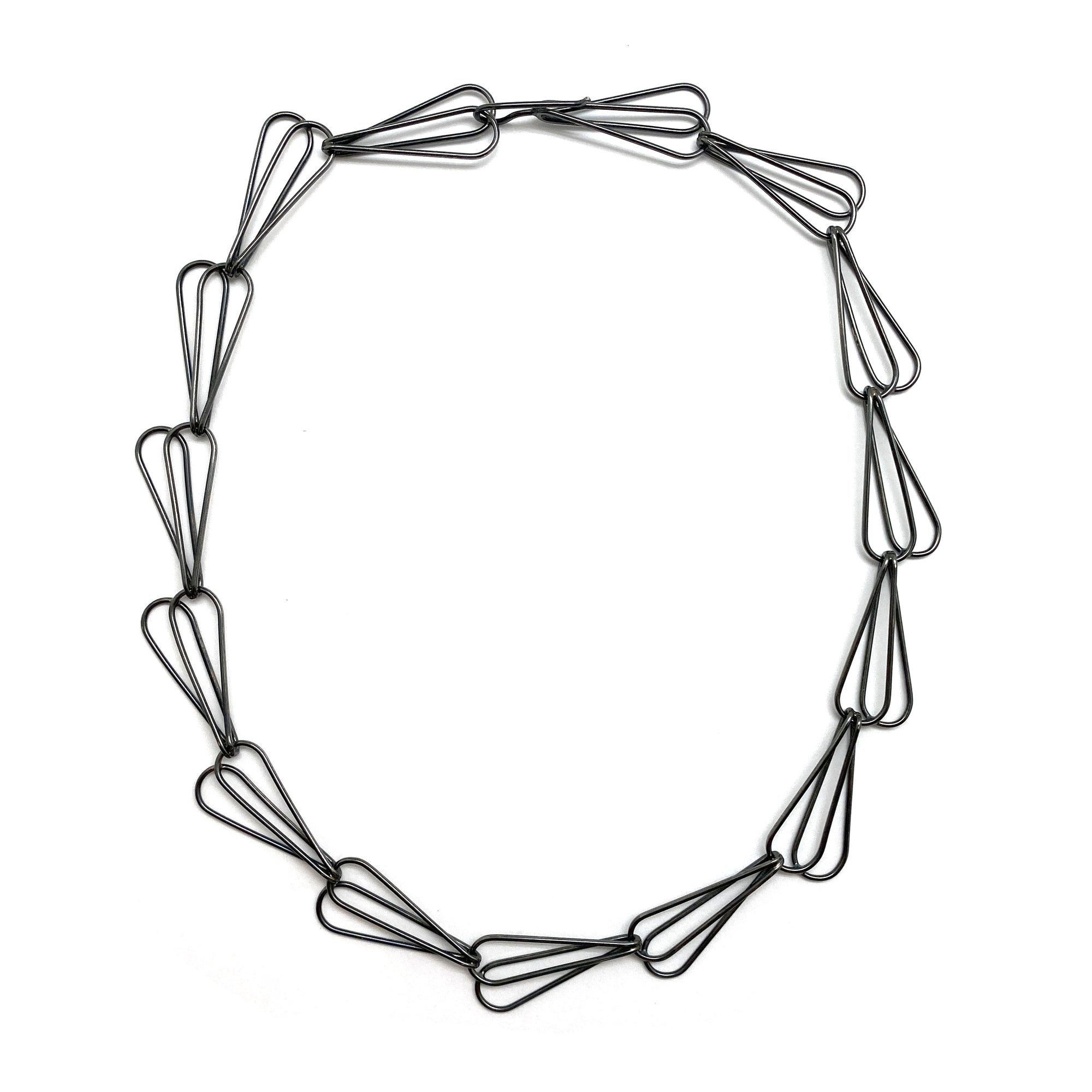 Splayed Link Necklace-Necklaces-Emily Rogstad-Pistachios