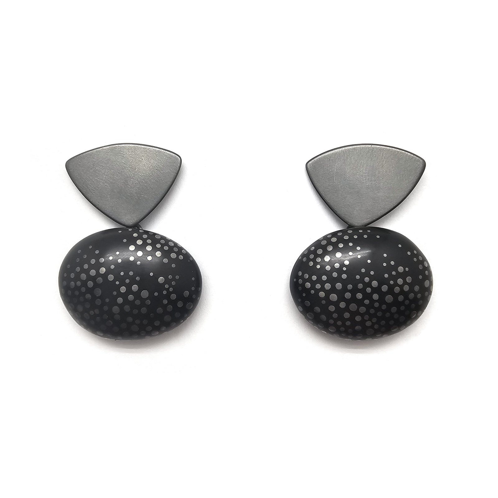 Spotted Drop Earrings-Earrings-Emmeline Hastings-Pistachios