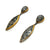 Spotted Jasper and Gold Earrings-Earrings-Austin Titus-Pistachios
