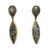 Spotted Jasper and Gold Earrings-Earrings-Austin Titus-Pistachios
