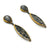 Spotted Jasper and Gold Earrings-Earrings-Austin Titus-Pistachios