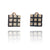 Square Grid Clip-Ons - Large-Earrings-Heather Guidero-Pistachios