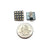 Square Grid Clip-Ons - Medium-Earrings-Heather Guidero-Pistachios