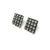 Square Grid Clip-Ons - Medium-Earrings-Heather Guidero-Pistachios