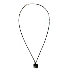 Square Ice Pendant-Necklaces-Elizabeth Garvin-Pistachios