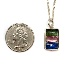 Stacked Stone Necklace-Necklaces-Hilary Finck-Pistachios