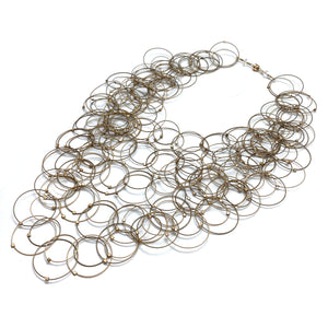 Stainless Steel Circle Collar Necklace-Necklaces-Meghan Riley-Pistachios