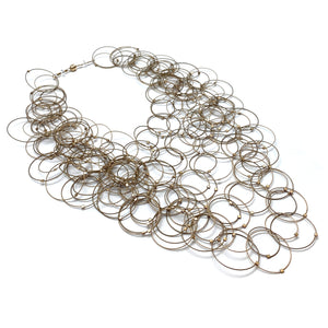 Stainless Steel Circle Collar Necklace-Necklaces-Meghan Riley-Pistachios
