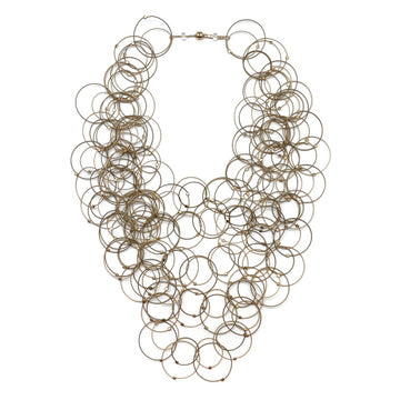 Stainless Steel Circle Collar Necklace