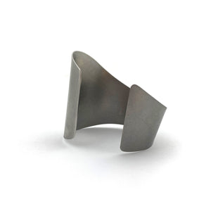 Stainless Steel Statement Cuff-Bracelets-Aleksandra Przybysz-Pistachios