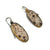 Starburst Agate and 23k Gold Earrings-Earrings-Austin Titus-Pistachios