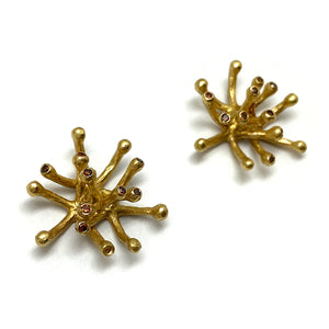 Starburst Stud Earrings-Earrings-Liaung-Chung Yen-Pistachios